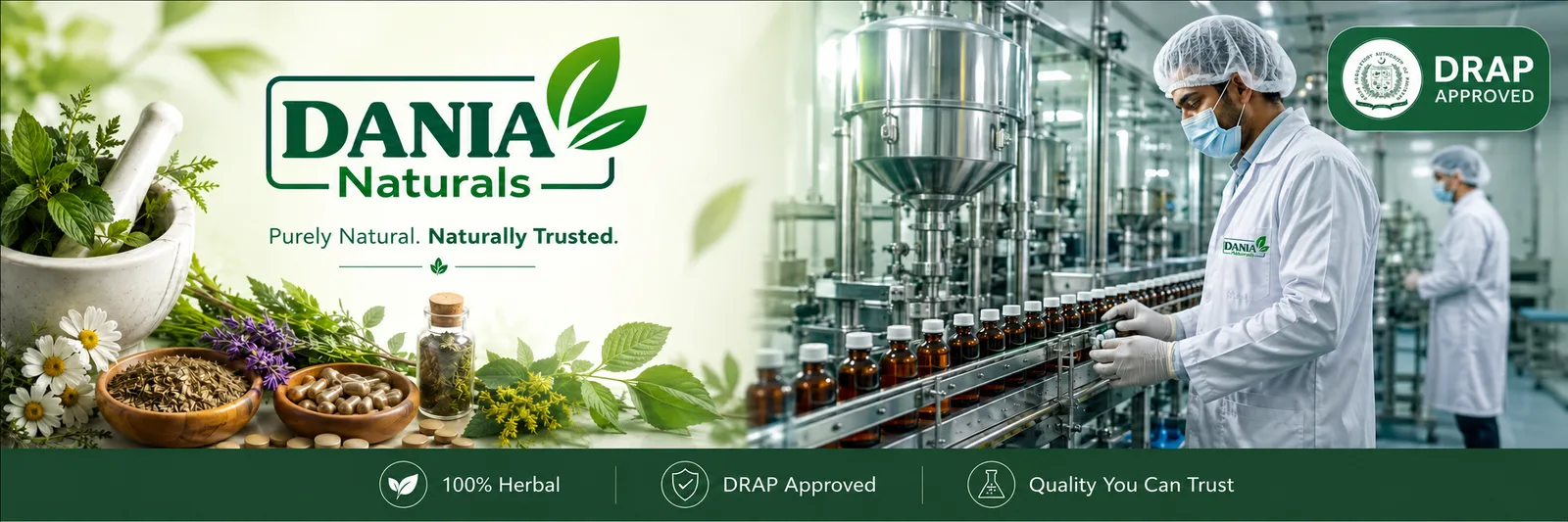 Dania Naturals banner