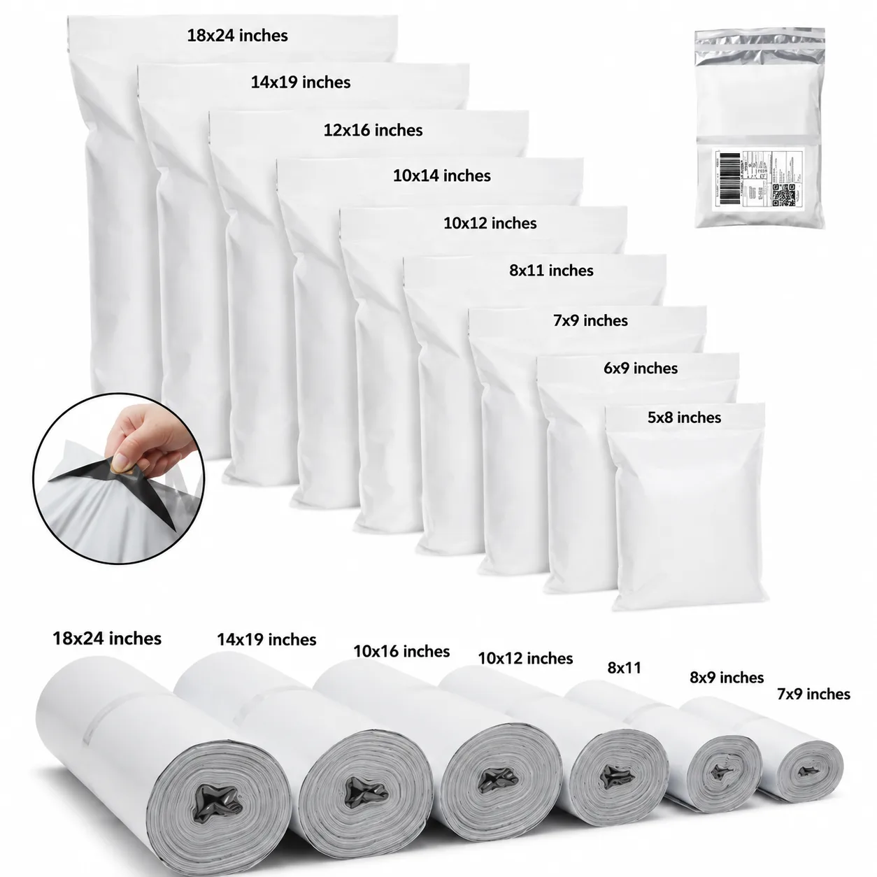 Premium Shipping Flyers with Pocket – Waterproof Self-Seal Courier Bags