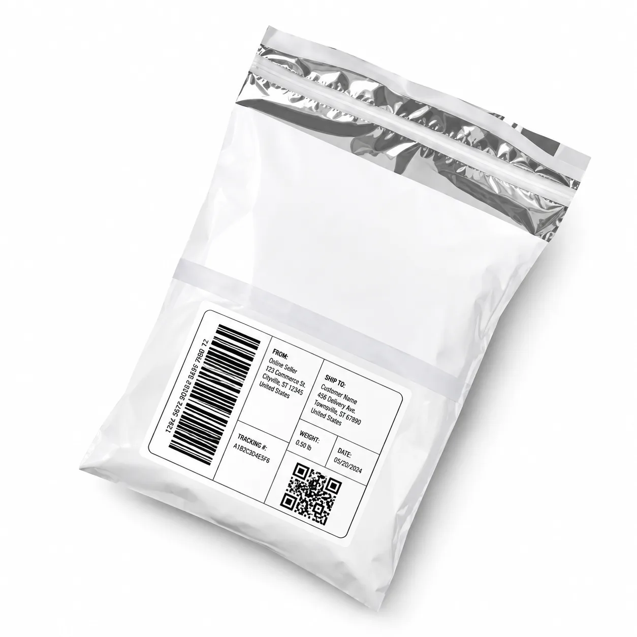 Premium Shipping Flyers with Pocket – Waterproof Self-Seal Courier Bags