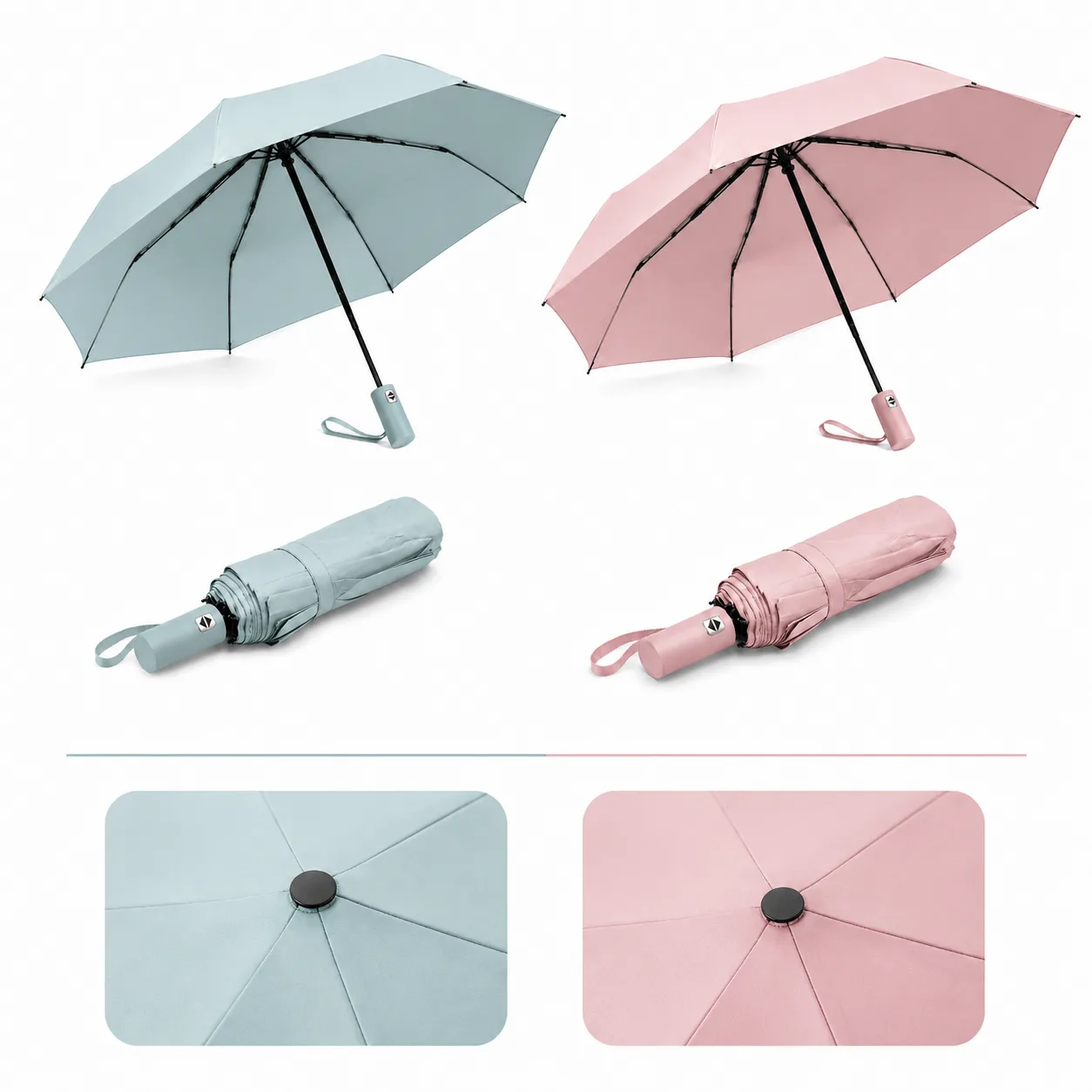 98cm Automatic Open & Close Folding Umbrella – Windproof & Portable