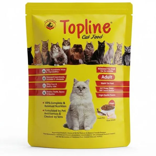 Topline Adult Cat Food – Chicken & Fish High-Protein Formula